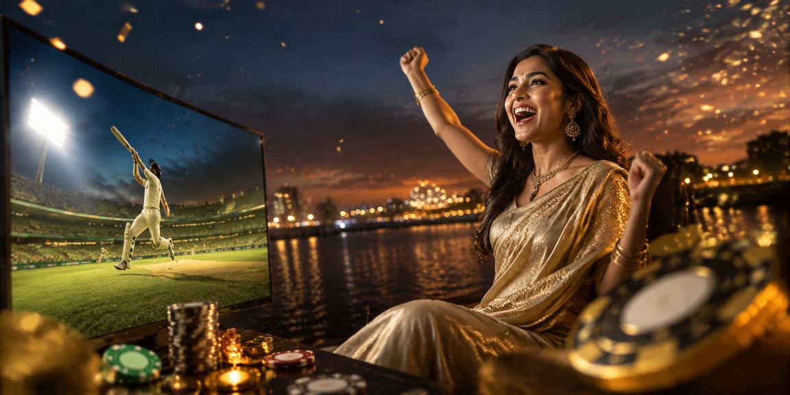 খুলনায় শাড়ি পরা নারী 526 অ্যাপে ক্রিকেট বেটিং উপভোগ করছেন